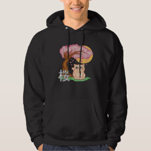 Cat Sakura Japanese Hoodie