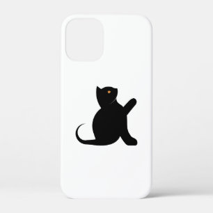 cat saying hello iPhone 12 mini case