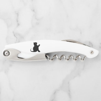 Cat Saying Hello Corkscrew