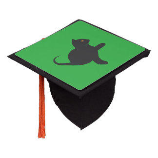 Cat Saying Hello Graduation Cap Topper