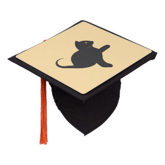 Cat Saying Hello Graduation Cap Topper