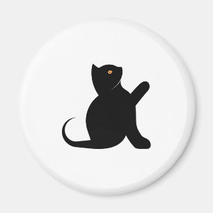 Cat Saying Hello Magnet