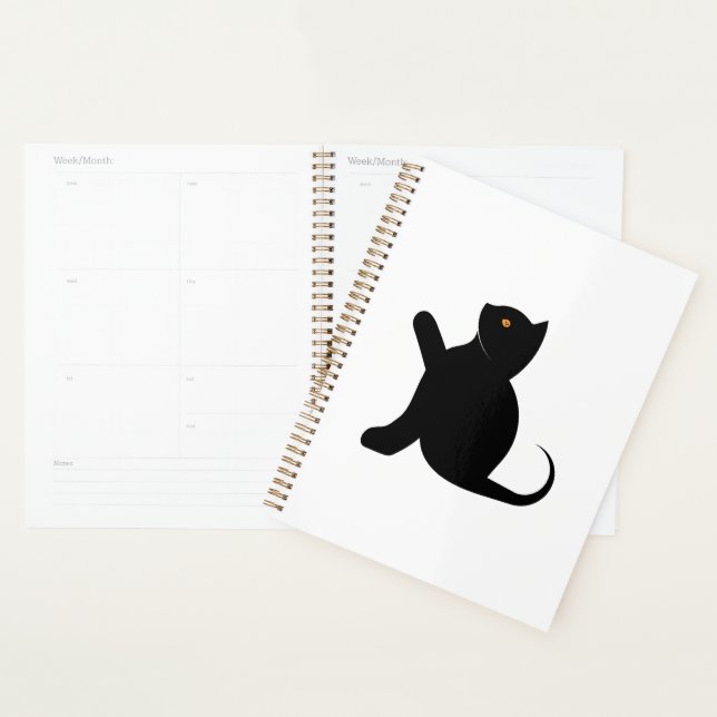 Cat Saying Hello Planner (Display)