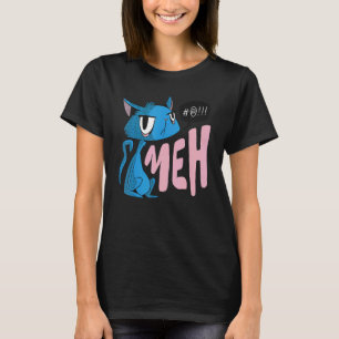 Cat Saying Meh  Cat Face T-Shirt