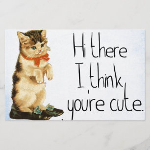 Cat Saying Stationery