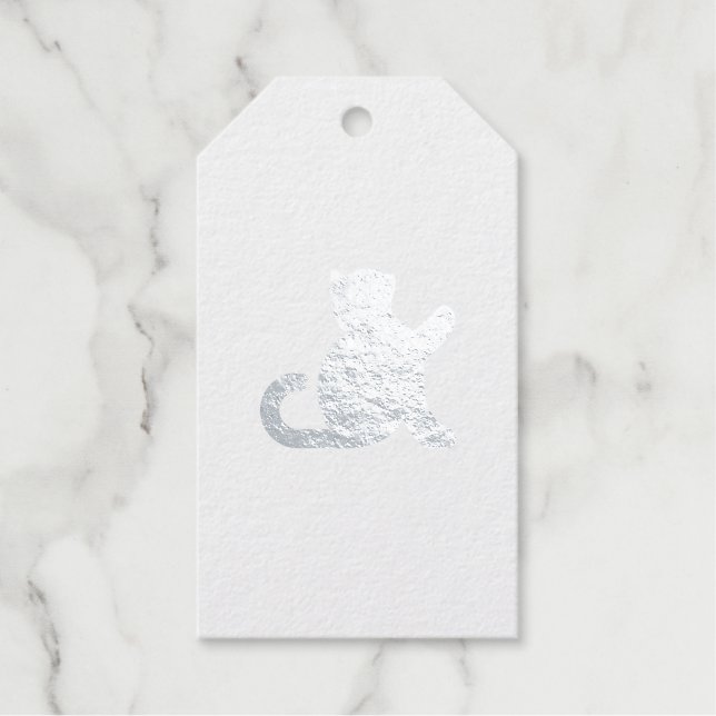 Cat Says Hello Gift Tags (Front)