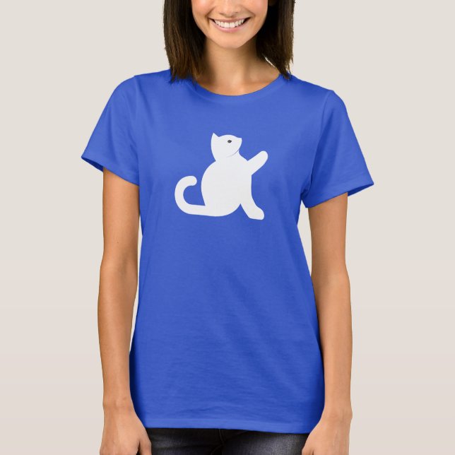 Cat Says Hello T-Shirt (Front)