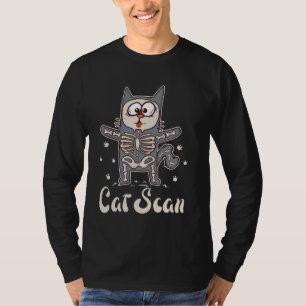 Cat Scan Cat X-Ray Cat Radiology Cat Lovers T-Shirt