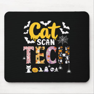 Cat Scan Ct Rad Tech Halloween Costume Spider Fly  Mouse Pad