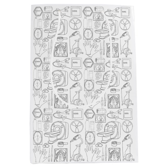 Cat Scan  Medium Gift Bag (Front)