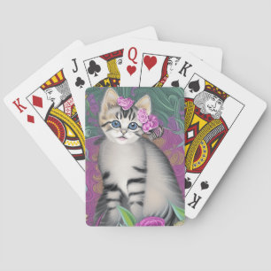 Cat Scene Playing Cards