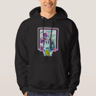Cat Sci Fi Vapour Wave Design For All Ages Hoodie