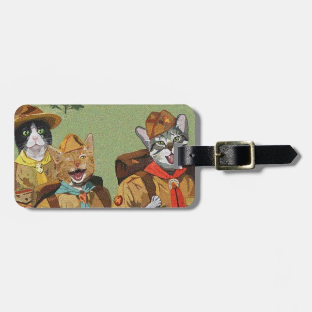 Cat Scouts Luggage Tag (Front Horizontal)