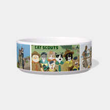 Cat Scouts Official Pet Food Bowl