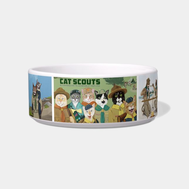 Cat Scouts Official Pet Food Bowl (Front)