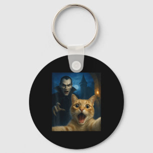 Cat Selfie With A Vamre Funny Cat Keychain
