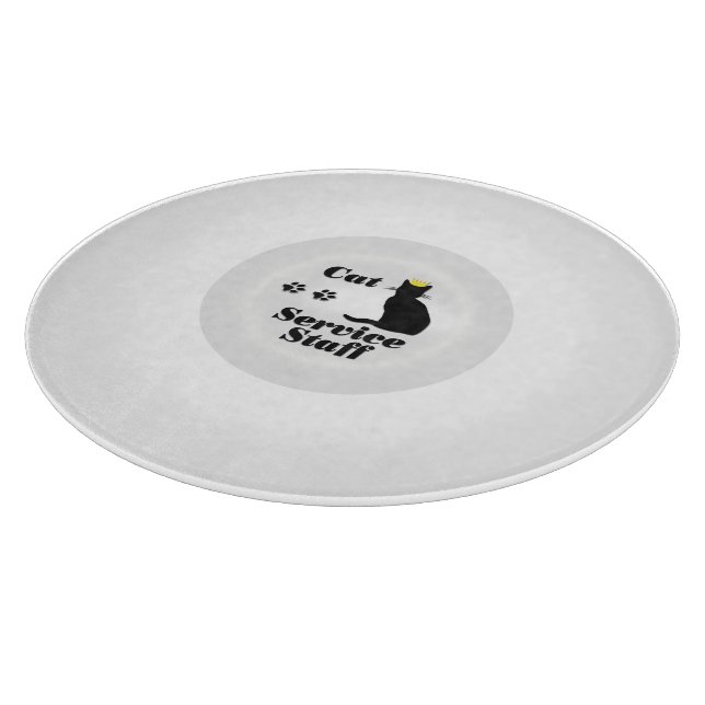 Cat Service Staff Cutting Board (Corner)