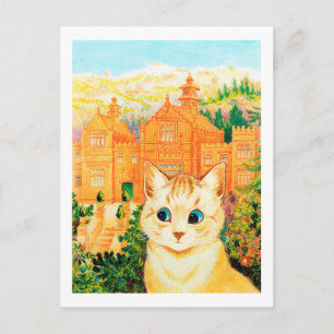 Cat & Shangri-la, Louis Wain Postcard
