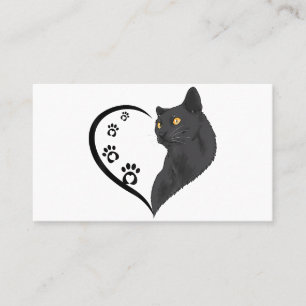 Cat Shirt Cat Shirts For Women Girls Kids Cute Hea Business Card