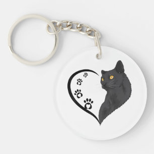 Cat Shirt Cat Shirts For Women Girls Kids Cute Hea Keychain