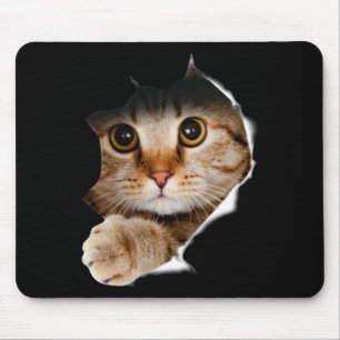Cat Shirt Funny Cat Lover Gifts For Men Mouse Pad
