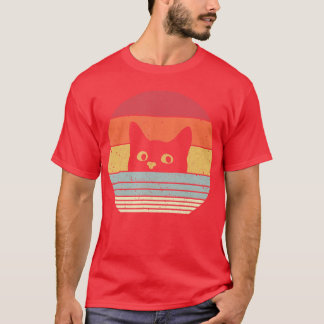 Cat Shirt Retro Style