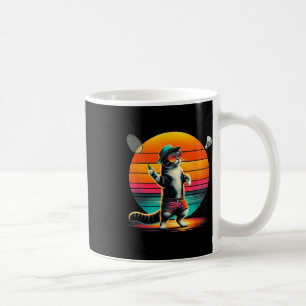 Cat Shuttle Badminton For Men Women Coffee Mug