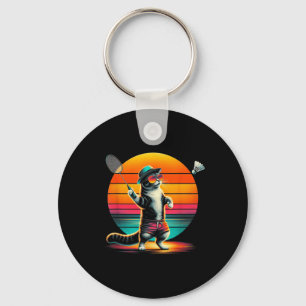 Cat Shuttle Badminton For Men Women  Keychain