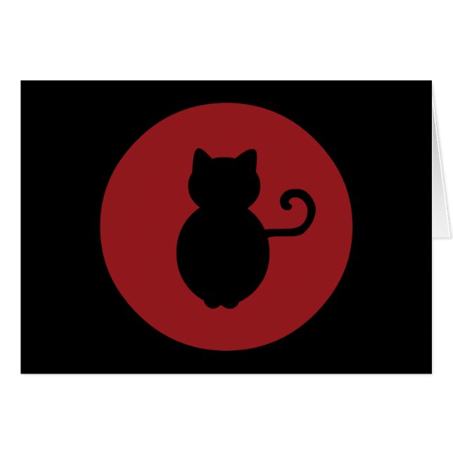 Cat Signal Silhouette (Front Horizontal)