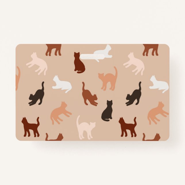 Cat silhouette badge (Front)