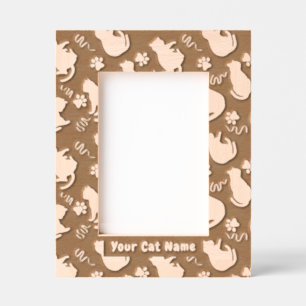 Cat Silhouette Etched Frames