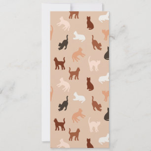 Cat silhouette invitation