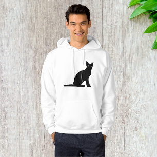 Cat Silhouette Mens Hoodie