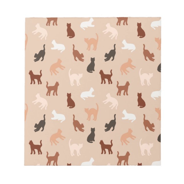 Cat silhouette notepad (Front)