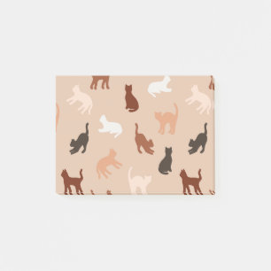 Cat silhouette post-it notes