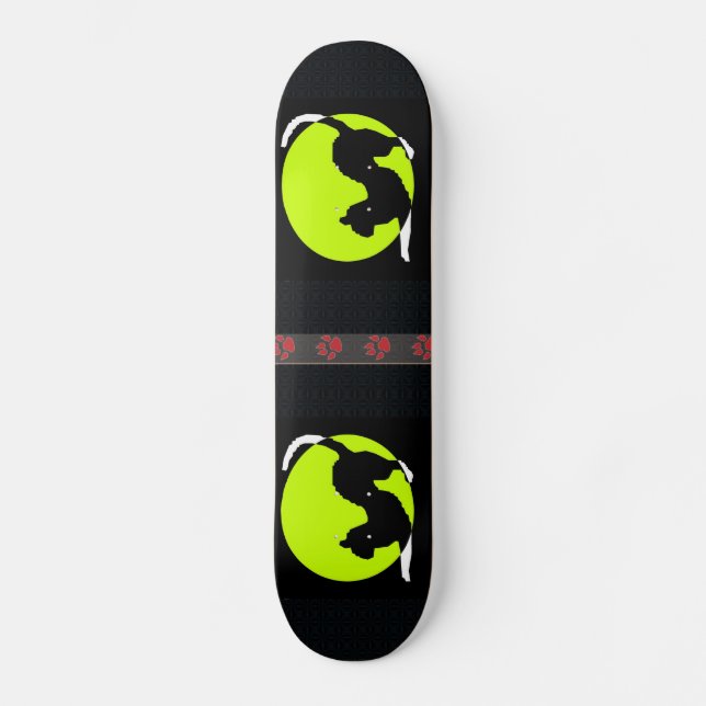 Cat Silhouette Skateboard (Front)