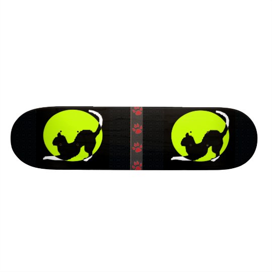 Cat Silhouette Skateboard