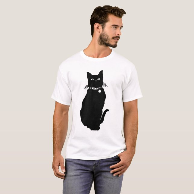 Cat Silhouette T-Shirt (Front Full)