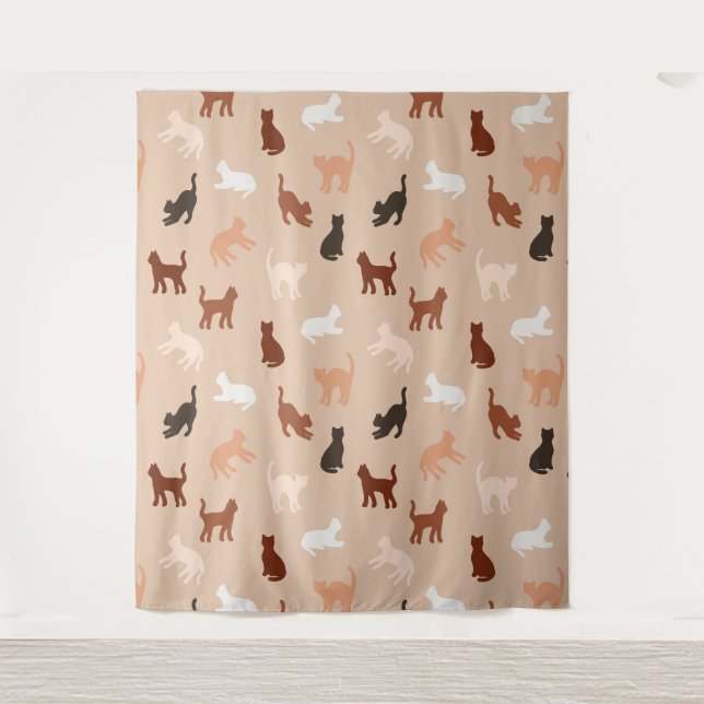 Cat silhouette tapestry (Front)