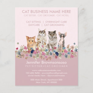 Cat Sitting Service Flyer