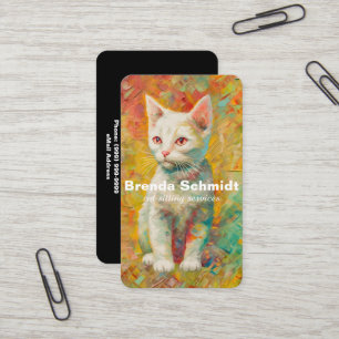 Cat Sitting Services Business Card