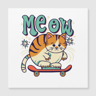 Cat Skating Meow