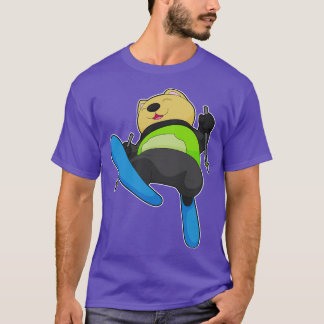 Cat Skier Ski Winter sports T-Shirt