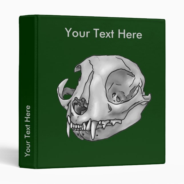 Cat Skull Binder (Front/Spine)