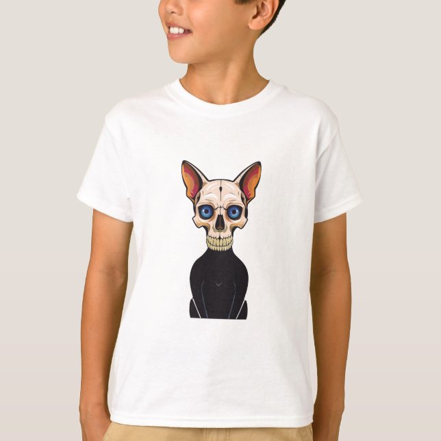 cat skull T-Shirt (Front)