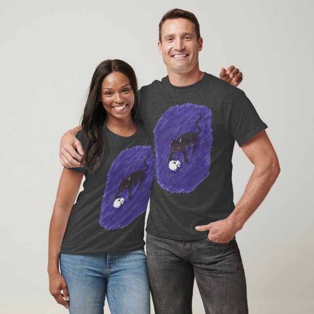 Cat & Skull T-Shirt (Unisex)