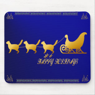 Cat Sled mousepad