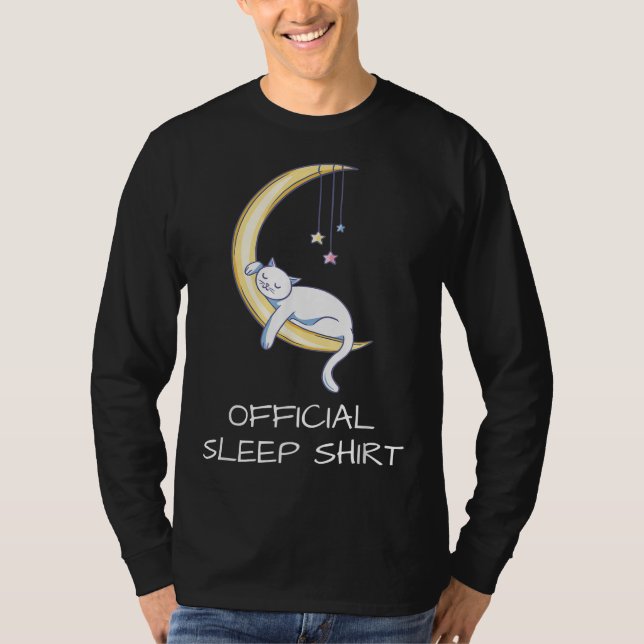 Cat sleep shirt pyjamas pyjamas nightgown gift (Front)