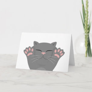 Cat Sleeping Card