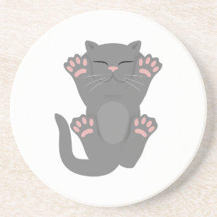 Cat Sleeping Coaster